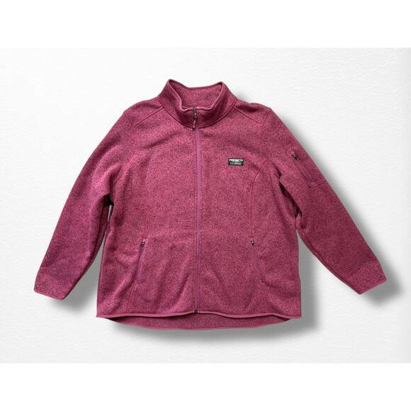L.L.Bean Sweater Fleece Full-Zip Jacket, Size 3X - Picture 7 of 15